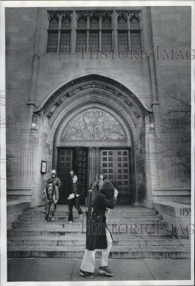 1975 Press Photo Oriental Institute Archaeology Museum University of Chicago - Historic Images