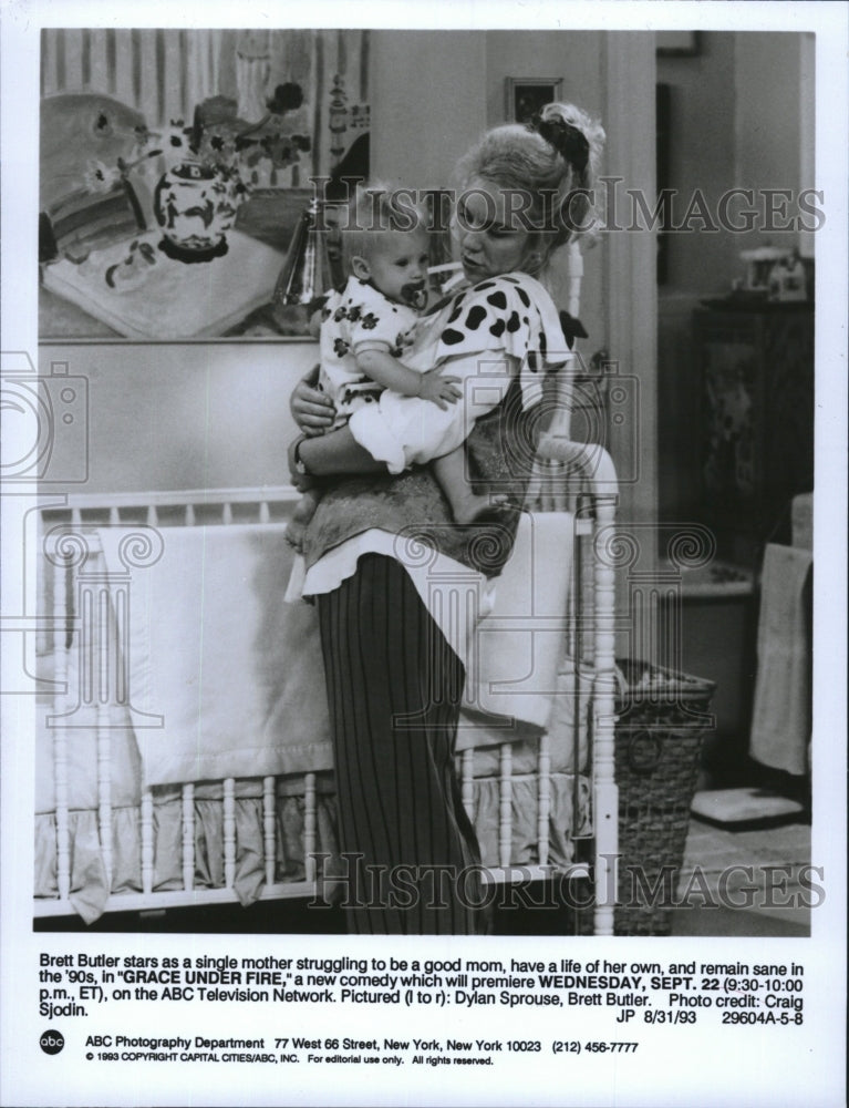 1993 Press Photo  &quot;Grace Under Fire&quot; Brett Butler stars - Historic Images