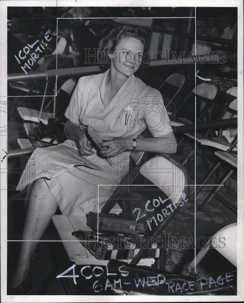 1945 Press Photo Mary Fisher, Michigan socialite - RSM11337 - Historic Images