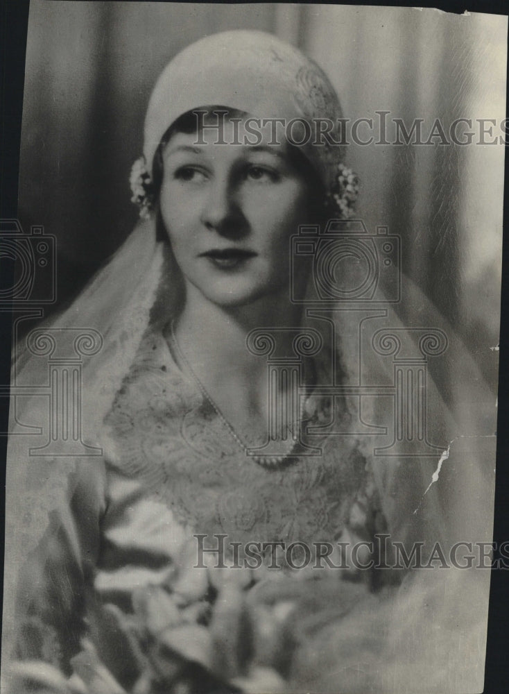 1929 Press Photo Mrs Charles T. Fisher Jr - RSM11365 - Historic Images