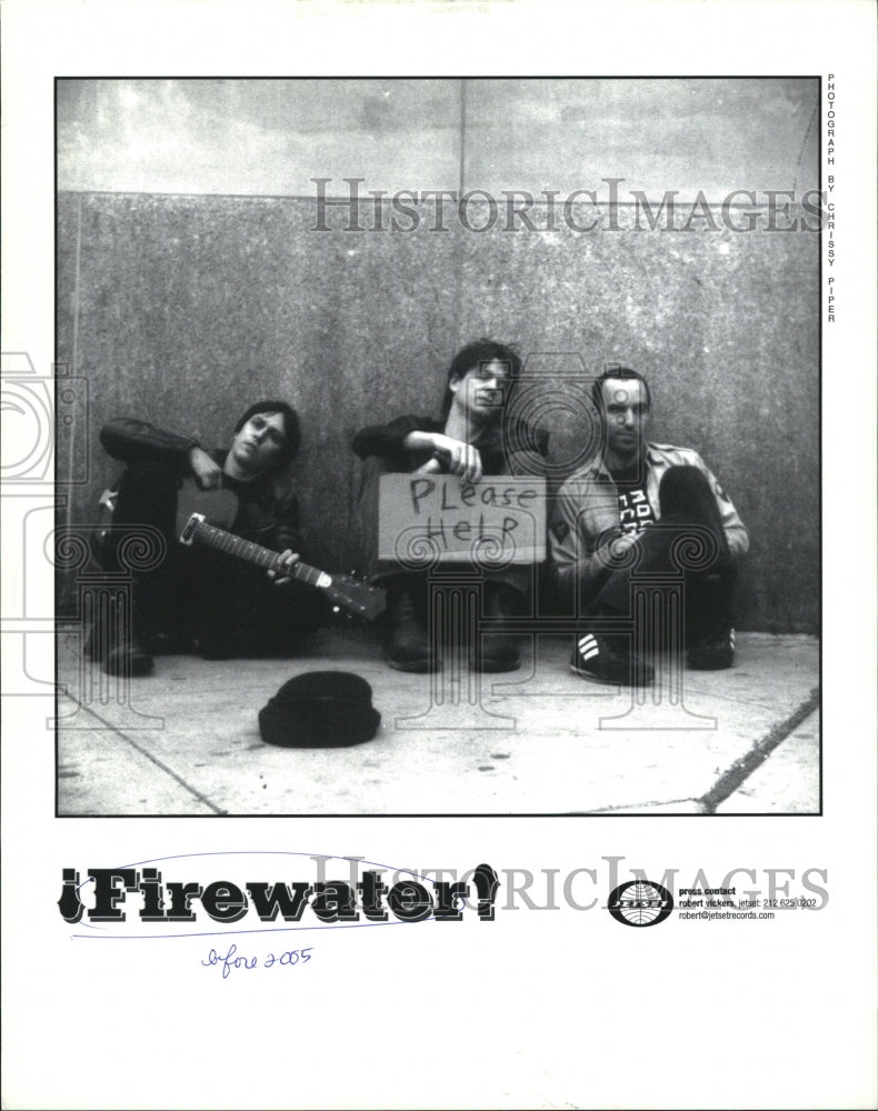 2005 Press Photo Music group &quot;Firewater&quot; to perform - RSM11449 - Historic Images