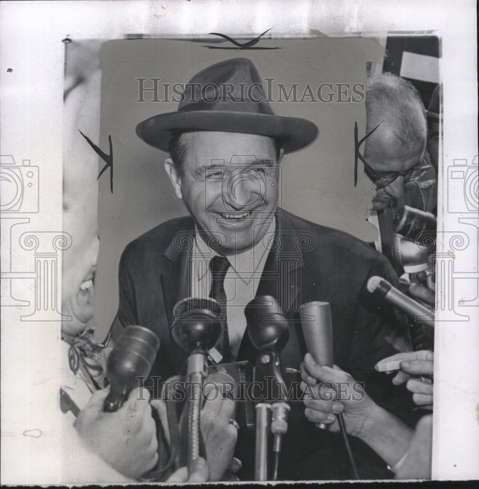 1957 Press Photo Arkansas Governor Orval E. Faubus - Historic Images