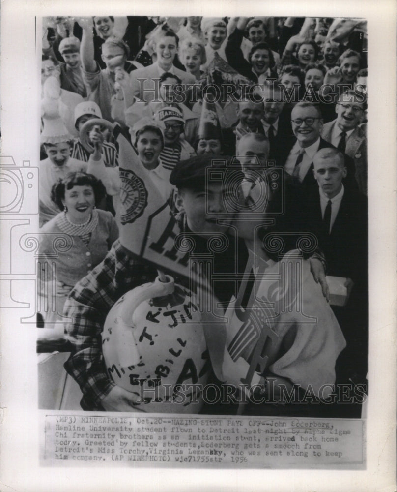 1956 John Soderberg from Alpha Sigma Chi Fraternity - Historic Images