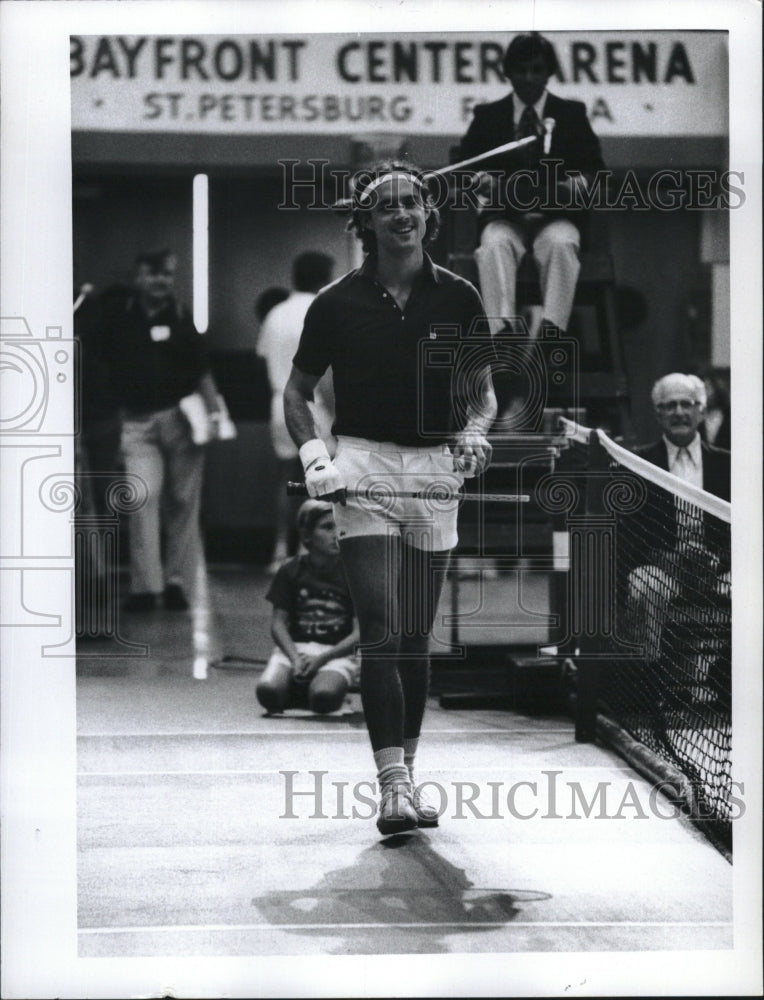 1975 Jeff Borowiak Pro Tennis Player - Historic Images