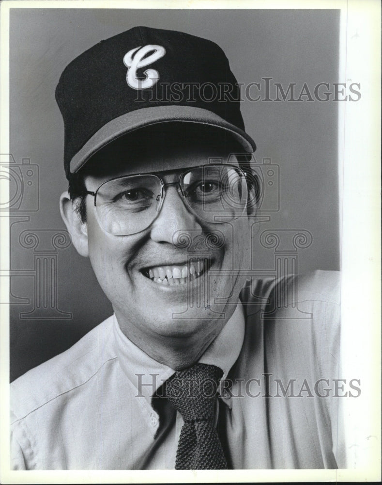 1987 Press Photo Dennis Byrne, Chicago White Sox Baseball - Historic Images