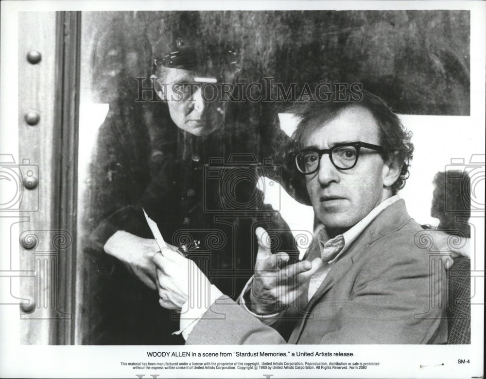 1986 Press Photo Woody Allen Movies Stardust Memories - Historic Images