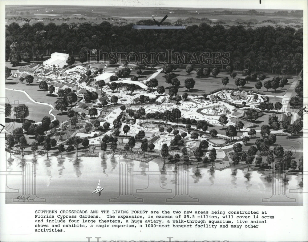 1979 Press Photo areas constructed Florida Cypress Gardens - RSM12183 - Historic Images