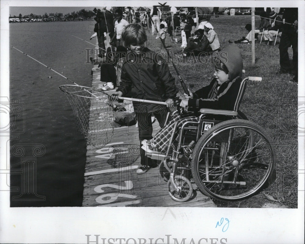 1977 Detroit Kids Fishing Derby-Historic Images