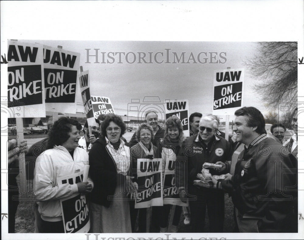 1989 Press Photo Mrs. M. Tarkowski, Mrs. M. Kelley, Mrs. G. Masses, C. Urbain - Historic Images