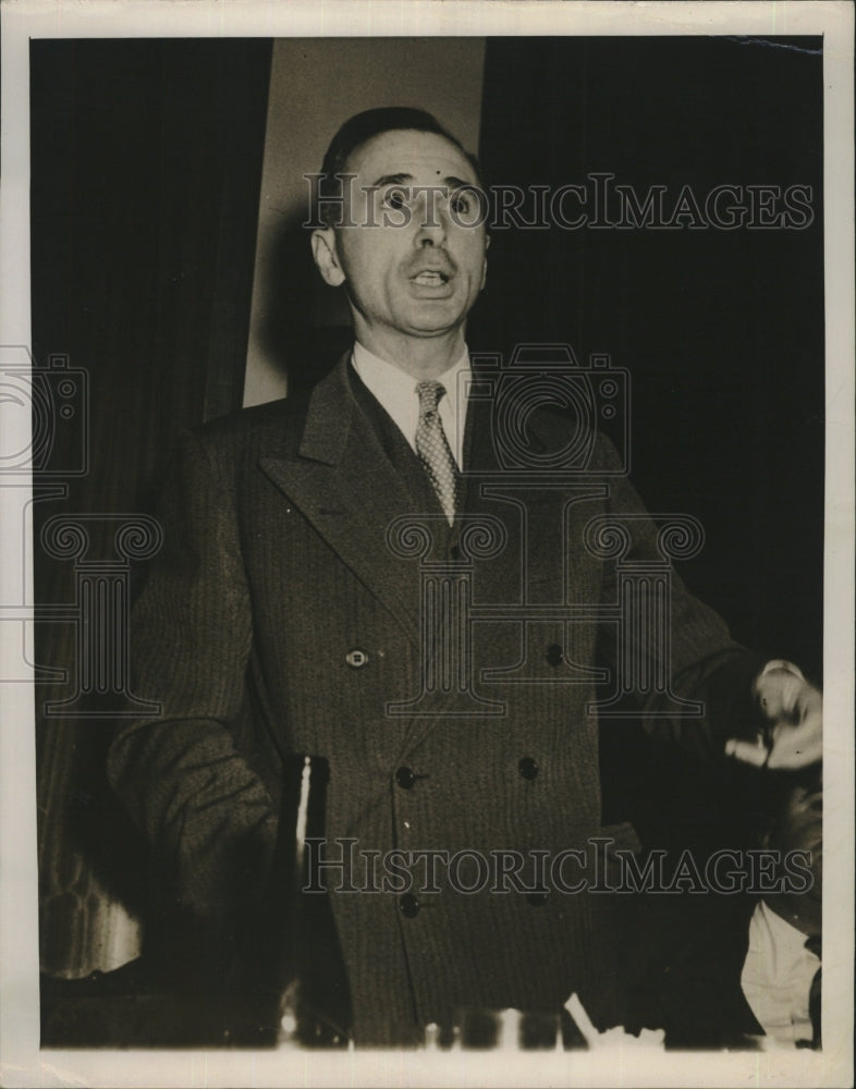 1950 Press Photo Milton Katz, number two man in Europe for the ECA - RSM13041 - Historic Images