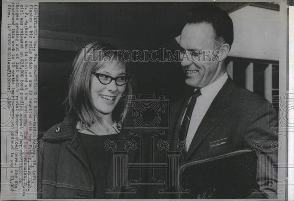 1964 Press Photo zCivil rights activist Mardon Walker &amp; dad Capt DP WEalker - Historic Images