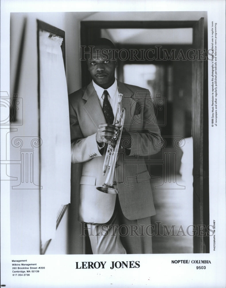 1995 Press Photo Leroy Jones trumpet - RSM13439 - Historic Images