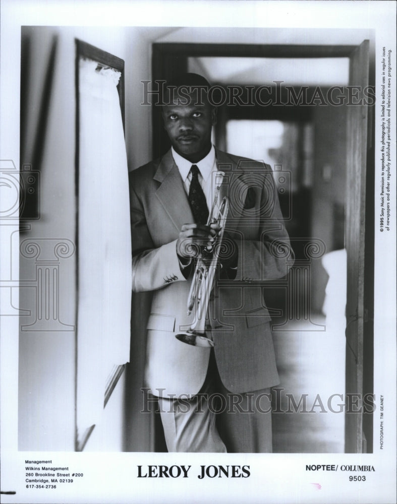 1995 Press Photo Leroy Jones trumpet - RSM13441 - Historic Images