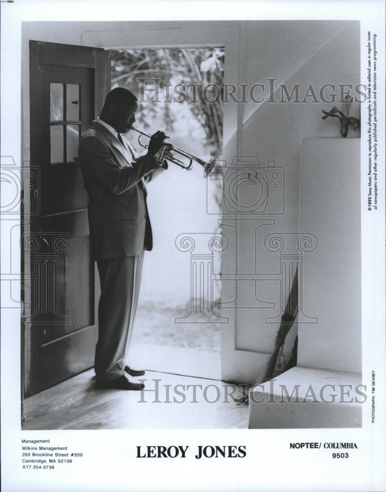 1995 Press Photo Leroy Jones trumpet - RSM13443 - Historic Images