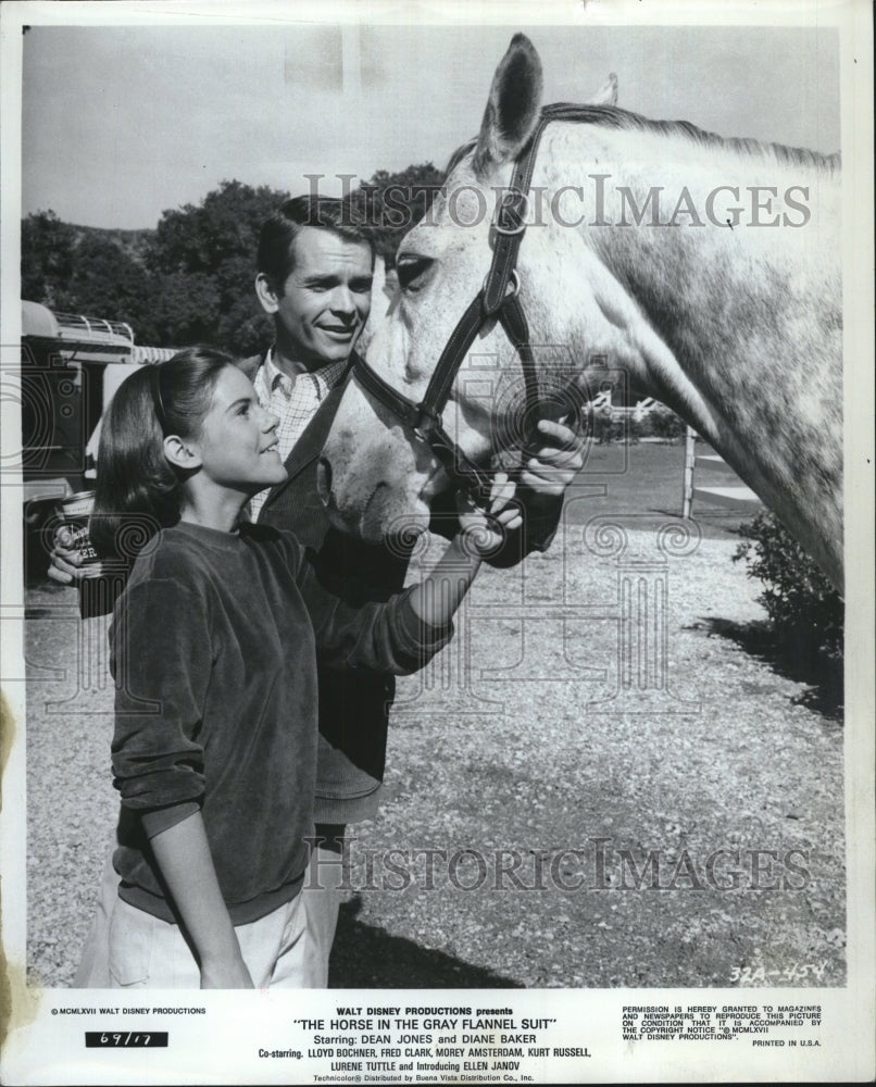 1968 Press Photo Ellen Janov Dean Jones The Horse in the Gray Flannel Suit - Historic Images