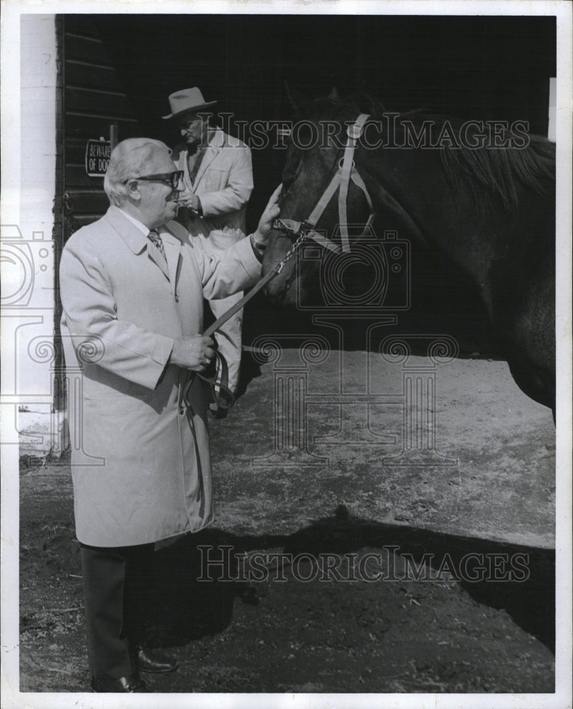 1971 Press Photo Gerald S. Colella President New England Division Horsemen&#39;s - Historic Images