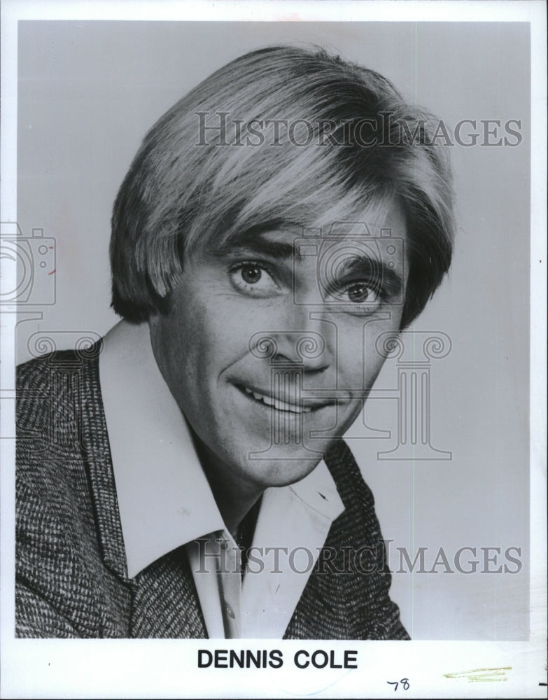 1981 Press Photo Dennis Cole actor - RSM13723 - Historic Images