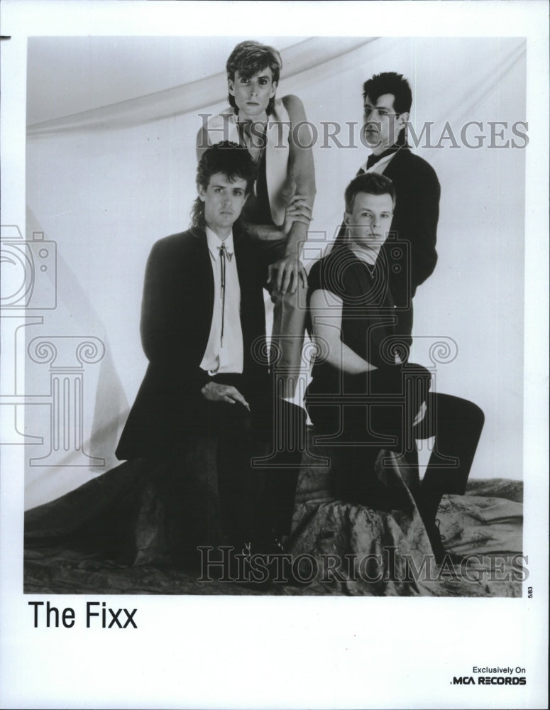 Press Photo The Fixx MCA Records - RSM13787 - Historic Images