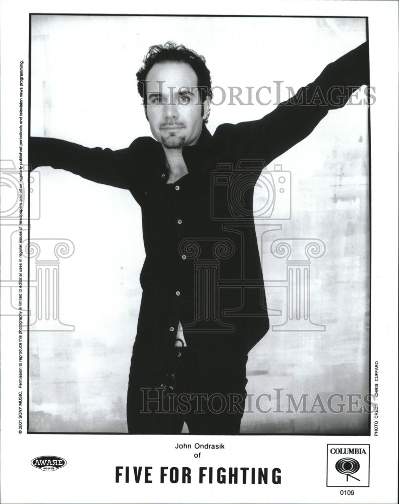 2001 Press Photo John Ondrasik Five for Fighting - RSM13833 - Historic Images
