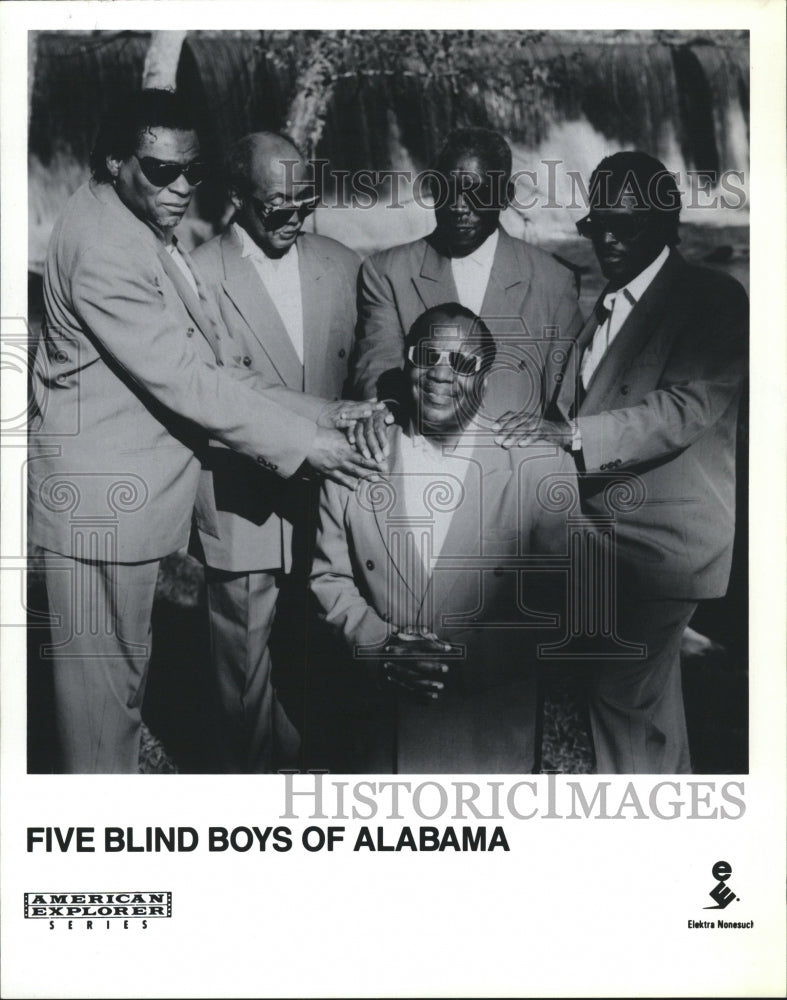 Press Photo Five Blind Boys of Alabama - RSM13885 - Historic Images