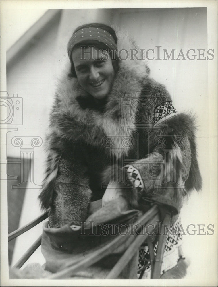 1937 Press Photo Mrs. E.P. Ricker parka - RSM13919 - Historic Images