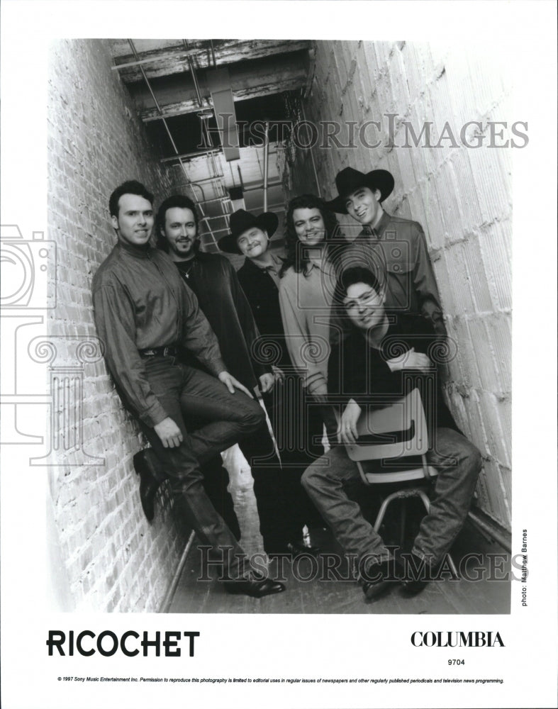 1997 Ricochet Country Music Band Columbia Records  - Historic Images