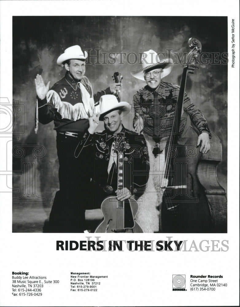 Press Photo Circa 1990s Riders In The Sky Western Music Comedy Rounder Records - Historic Images