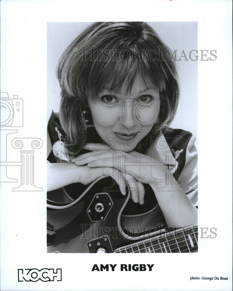 1998 Press Photo Amy Rigby guitar - RSM14009 - Historic Images