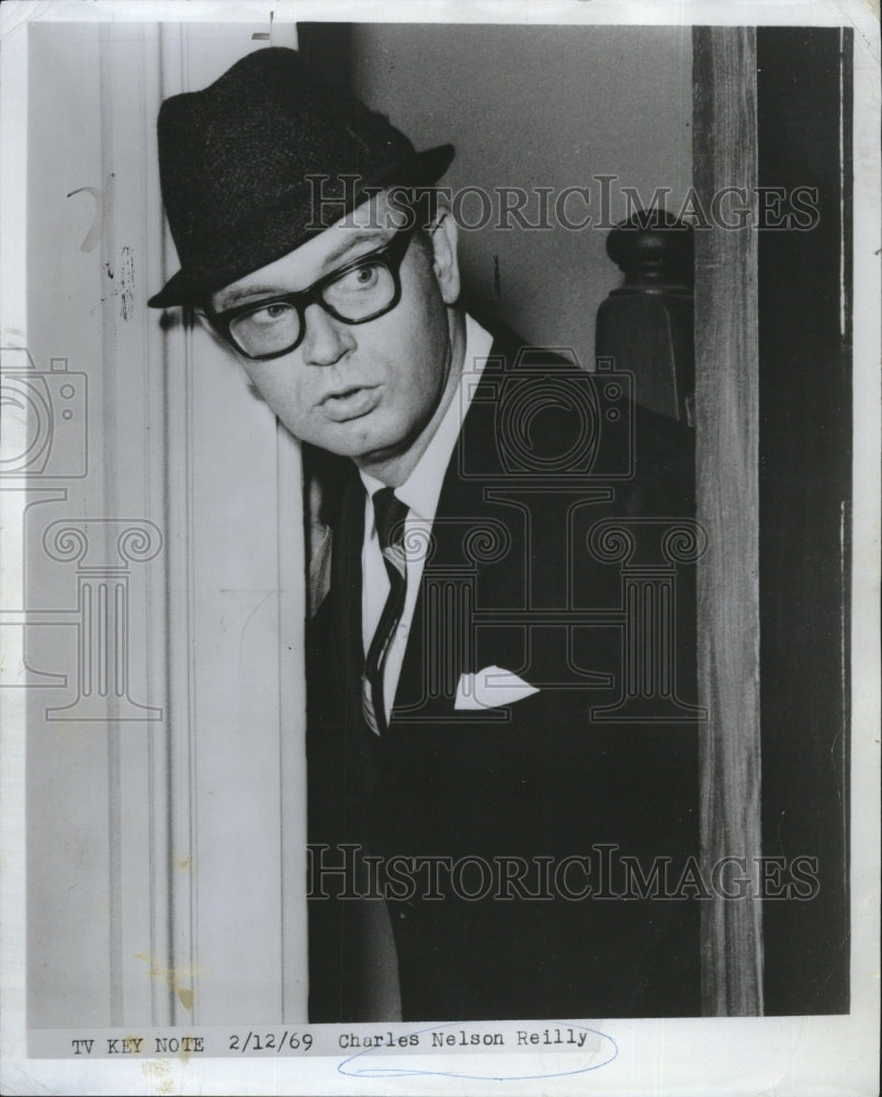 1969 Press Photo Charles Nelson Reilly actor - Historic Images