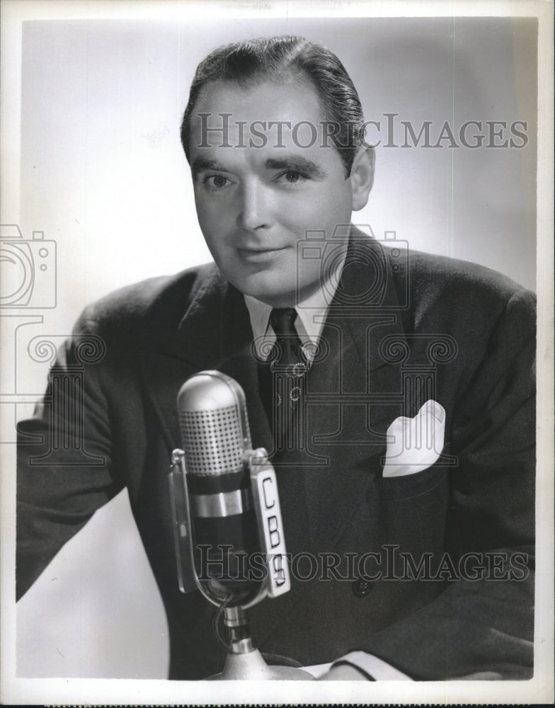 1946 Press Photo Ventriloquist Tommy Riggs Betty Lou girl friend CBS radio - Historic Images