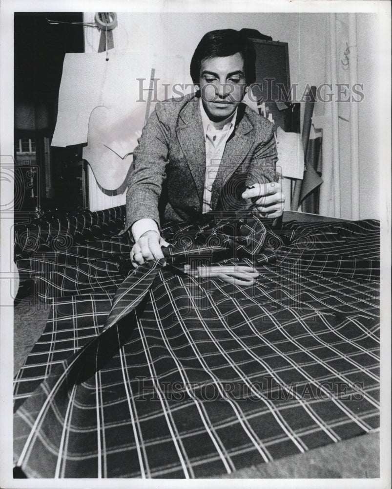 1978 Press Photo Fashion Designer Alfred Fiandaca - RSM14101 - Historic Images