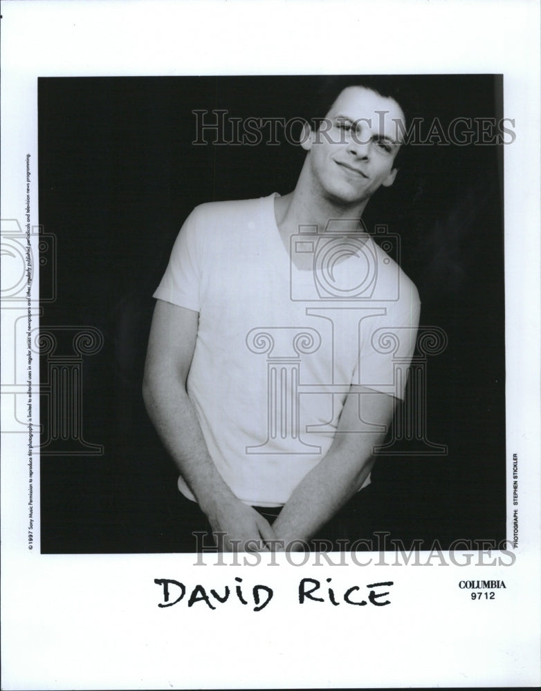 1998 Press Photo David Rice musician - Historic Images