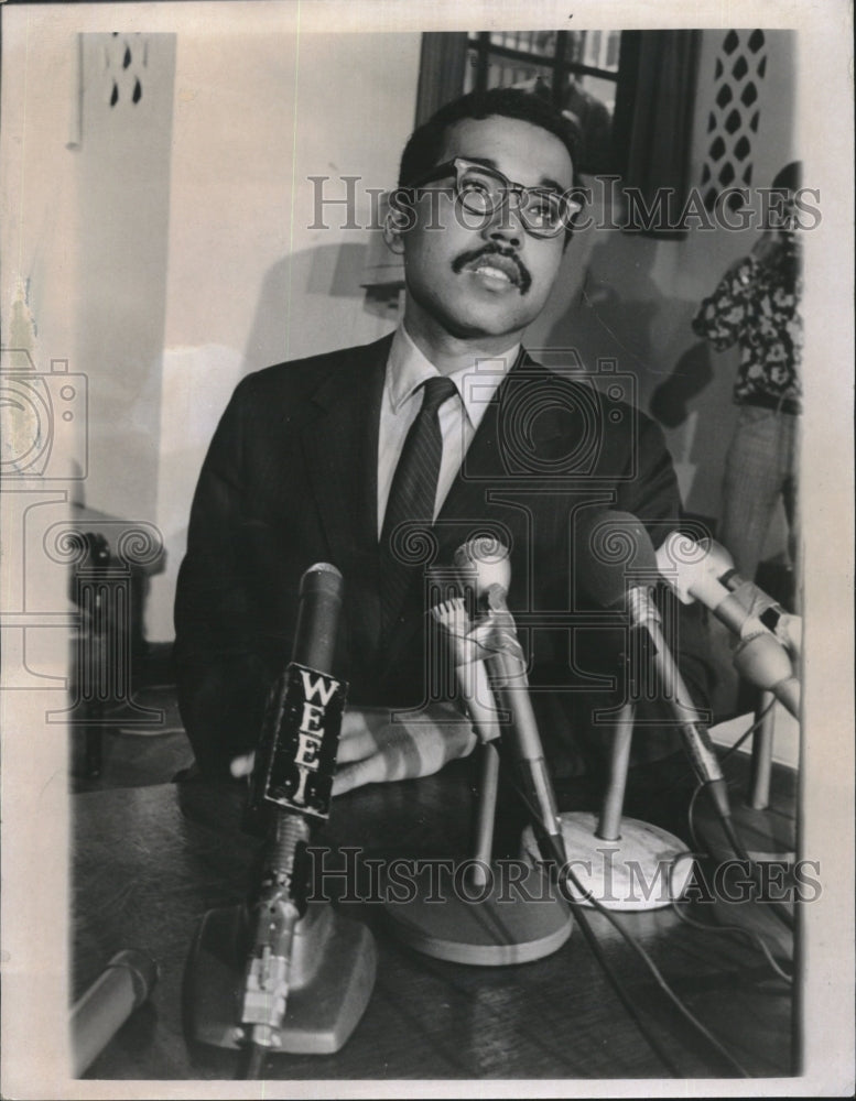 1970 Press Photo Joseph Rhodes Jr. member President Commission Campus Unrest - Historic Images