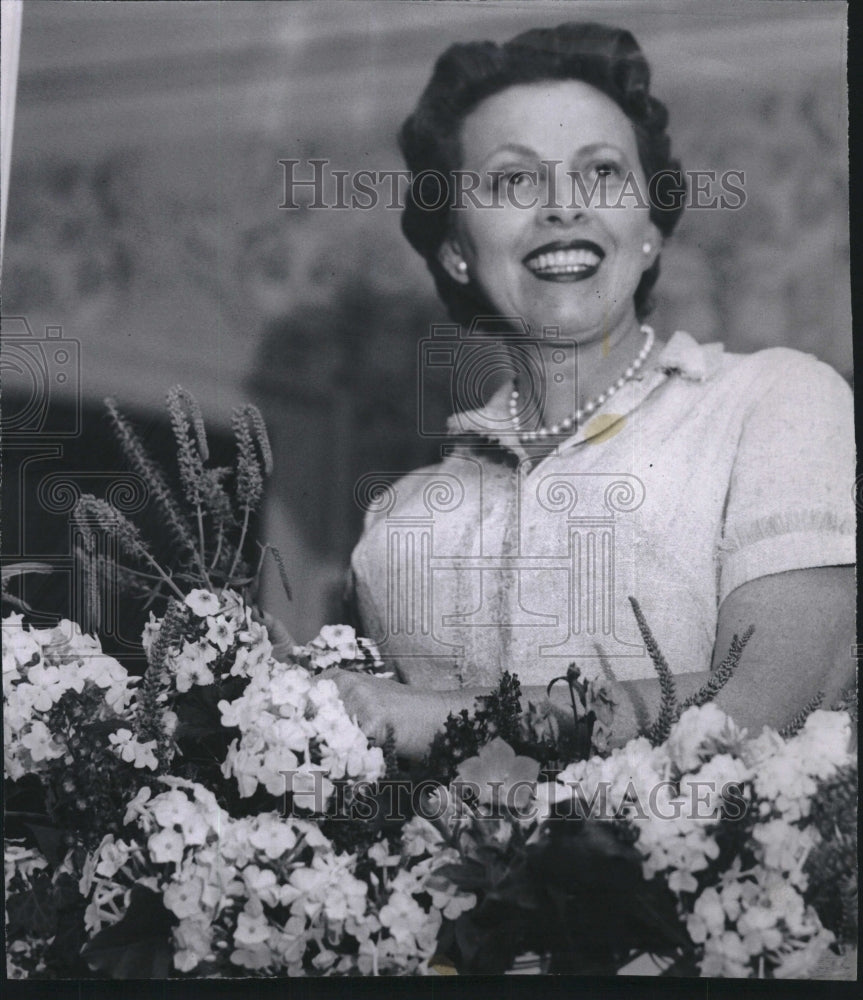 1957 Press Photo Mrs. Abraham Ribicoff - RSM14315 - Historic Images