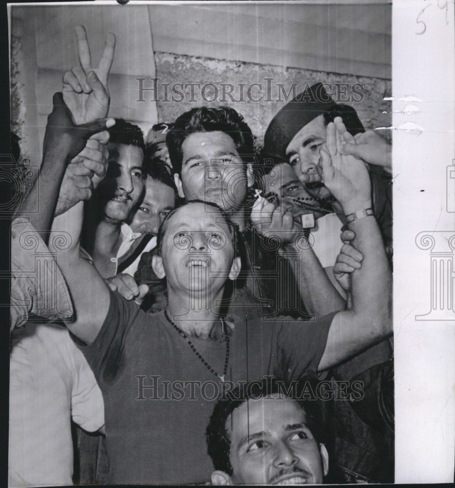 1959 Press Photo Pedro Morejon former captain Cuban forces military trial war - Historic Images