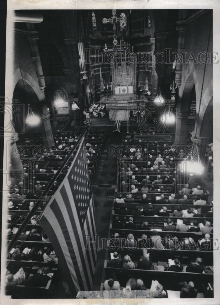 1976 Press Photo Samuel Elliot Morrison Church Advent - Historic Images