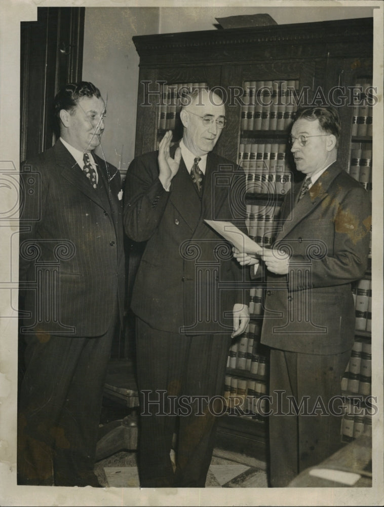 1944 Press Photo William Morrissey Highway Division Public Works Commissioner - Historic Images