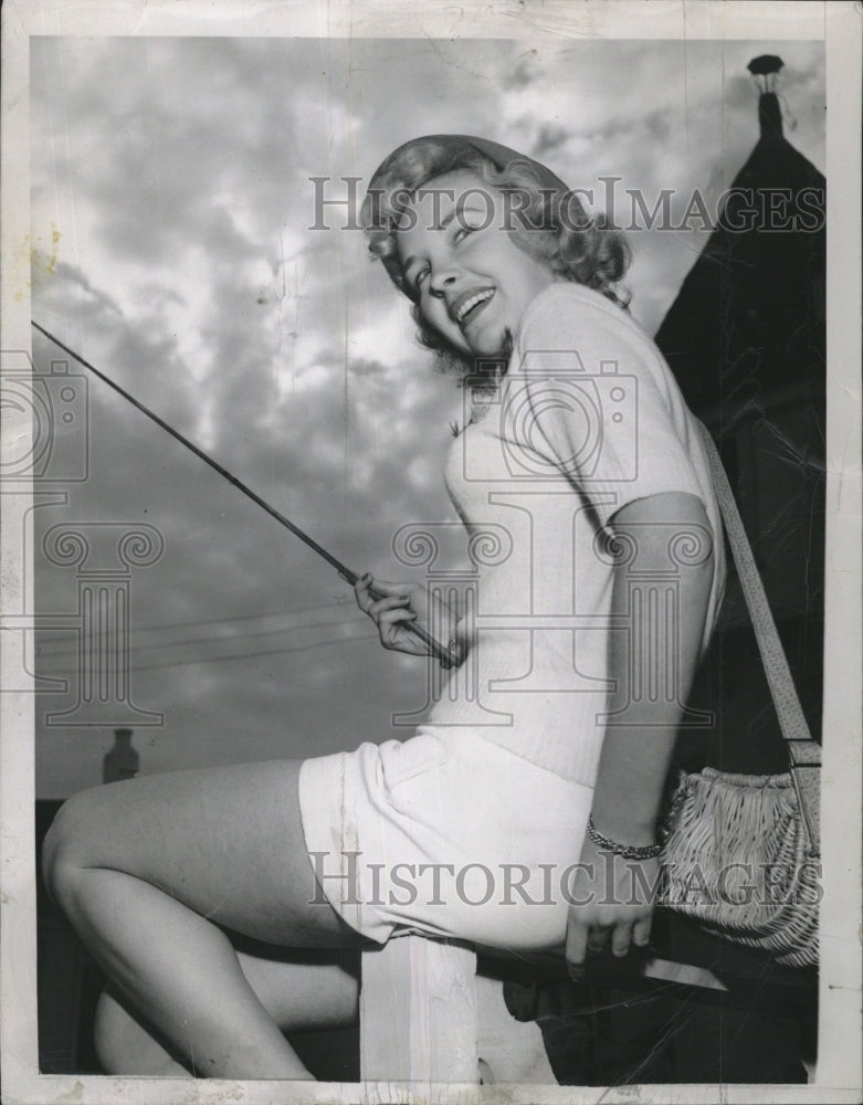 1950 Press Photo Shirley Tegge Michigan - RSM14939 - Historic Images