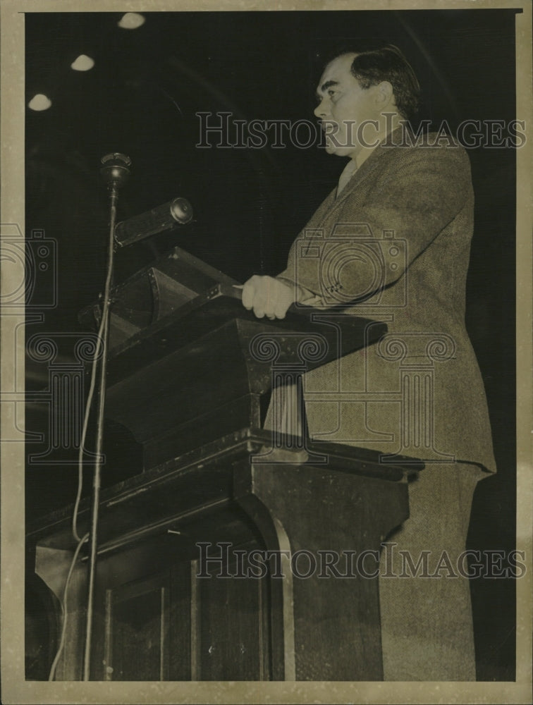 1941 Press Photo Yandel Elliot Professor Government Harvard speaking students - Historic Images