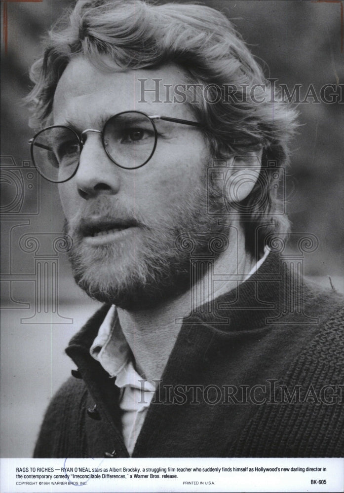 1984 Press Photo Ryan O'Neal Irreconcilable Differences - Historic Images