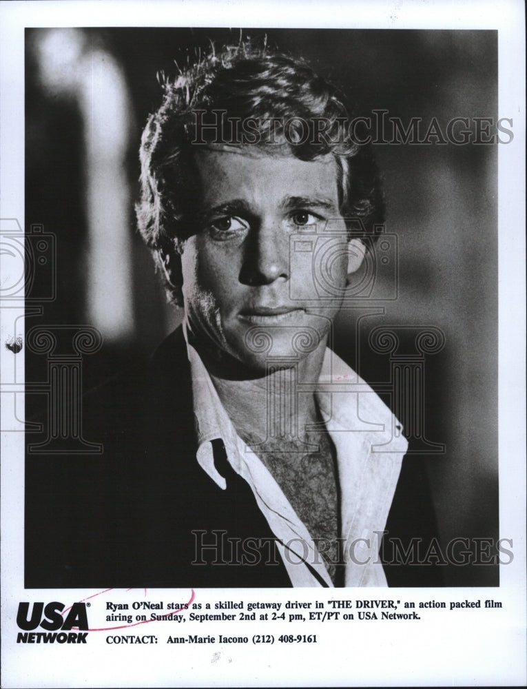 1990 Press Photo Ryan O&#39;Neal The Driver - RSM15057 - Historic Images