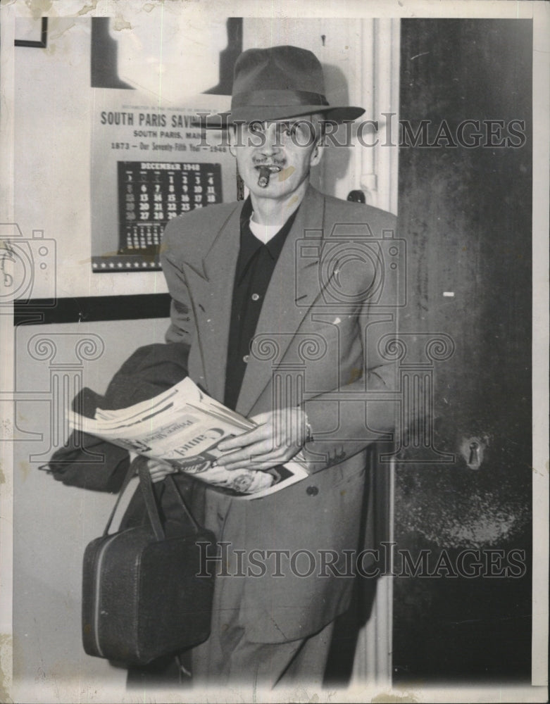 1948 Press Photo Harold John O&#39;Rourke court fugitive justice warrant theft - Historic Images