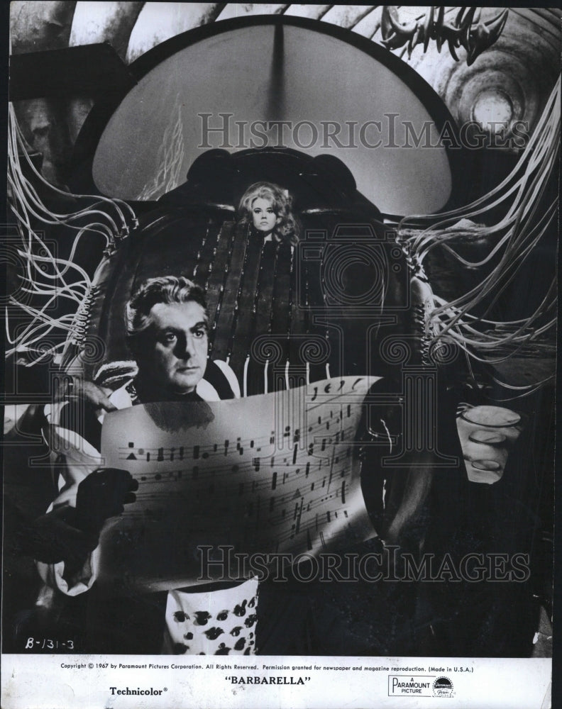 1968 Press Photo Milo O'Shea Barbarella Jane Fonda - Historic Images