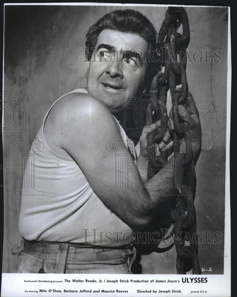 1967 Press Photo Milo O'Shea Ulysses - Historic Images