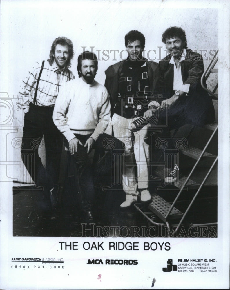 Press Photo The Oak Ridge Boys - RSM15221 - Historic Images