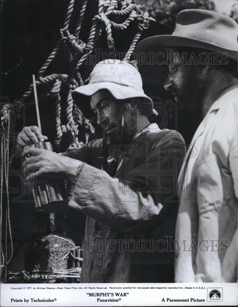 1971 Peter O'Toole Philippe Noiret Murphy's War - Historic Images