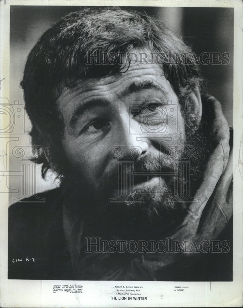 1969 Press Photo Peter O&#39;Toole The Lion in Winter - RSM15305 - Historic Images