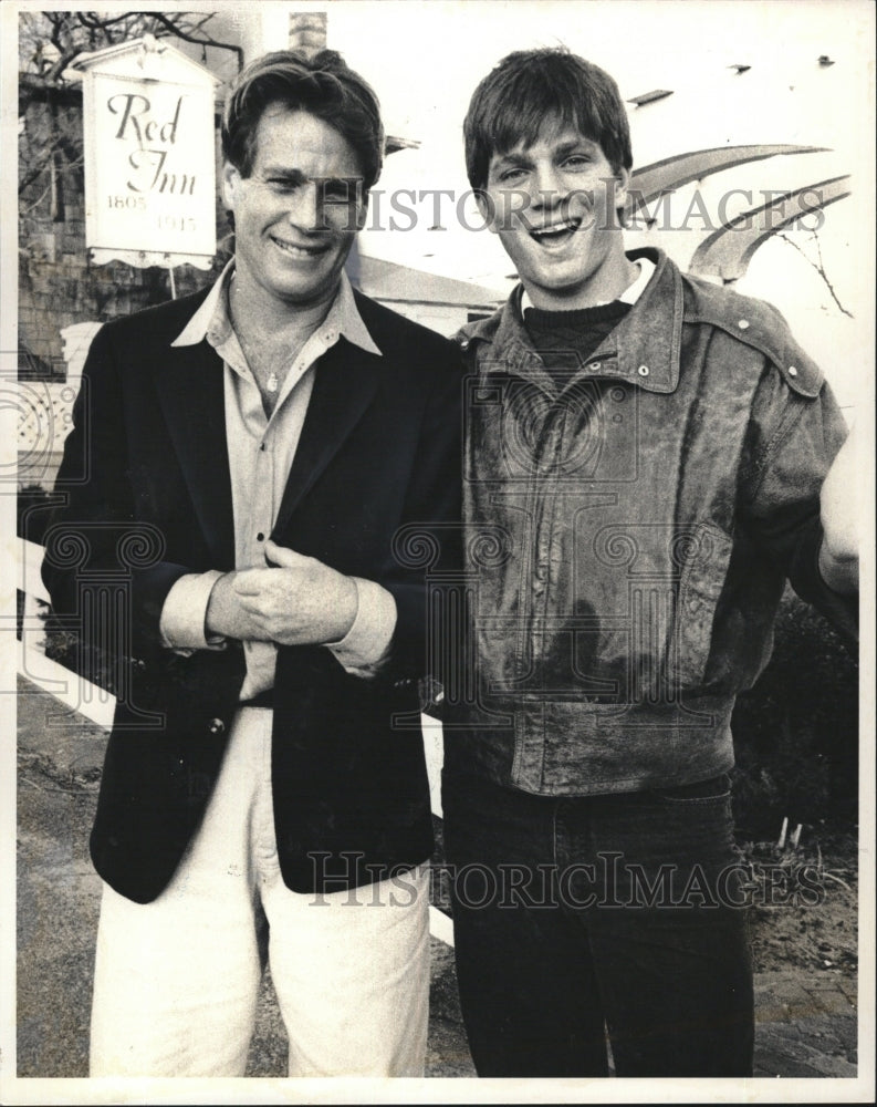 1986 Press Photo Ryan O&#39;Neal actor - Historic Images