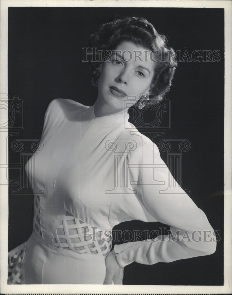 1955 Press Photo Patricia Wheel title role NBC Radio drama The Doctor&#39;s Wife - Historic Images