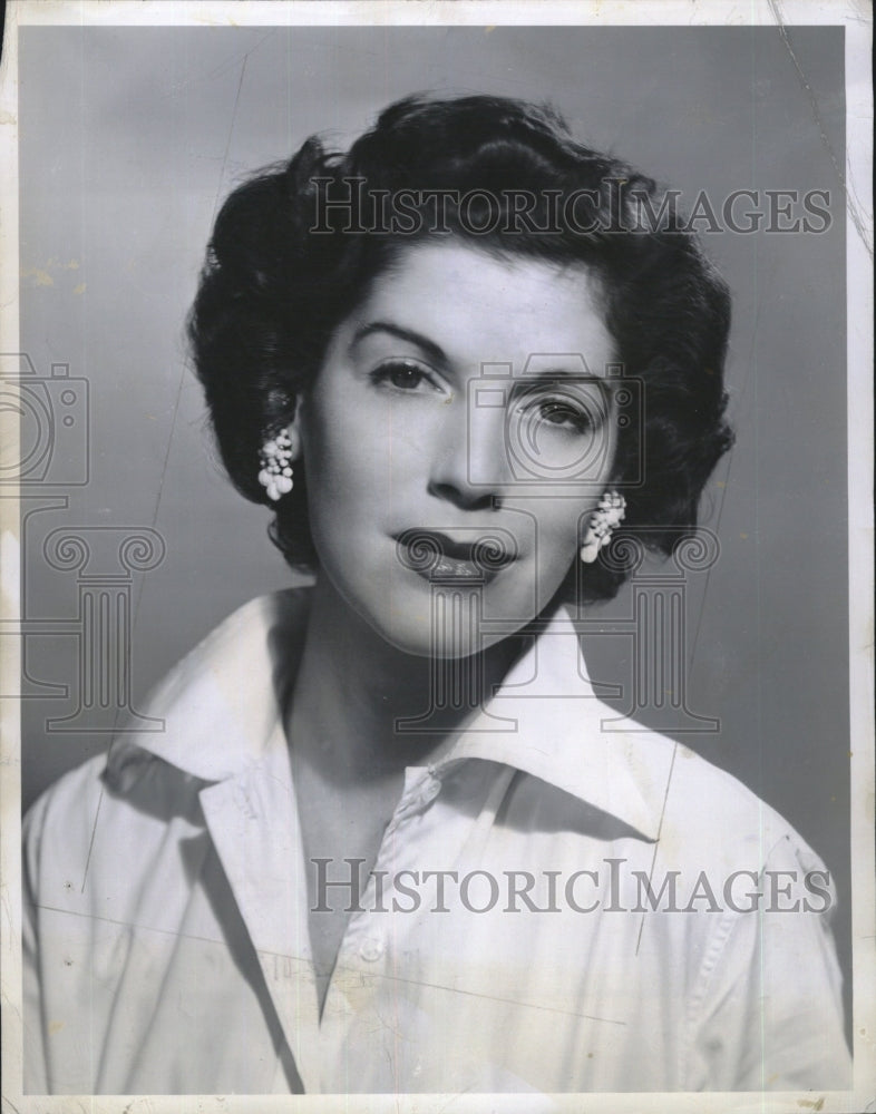 1951 Press Photo Patrica Wheel TV actress The Doctor&#39;s Wife radio - Historic Images